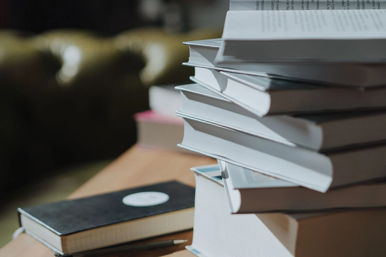 Reference books prepared for a Victorian builder exam.
